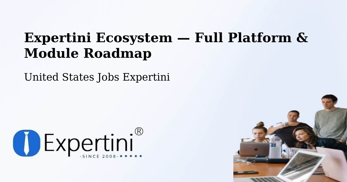 Expertini Ecosystem — Full Platform & Module Roadmap – Doylestown